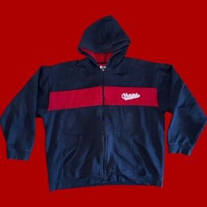 Vintage 90s Y2K Chaps x Ralph Lauren Full-Zip fleece Lined Hoodie Size Men’s XXL